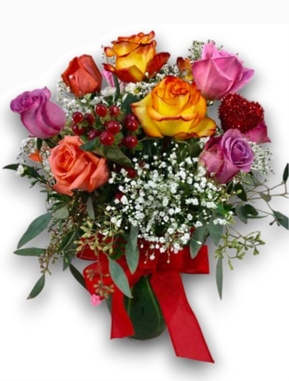 I Give You My Heart | 1 Doz Med Roses/ 2 Doz Available