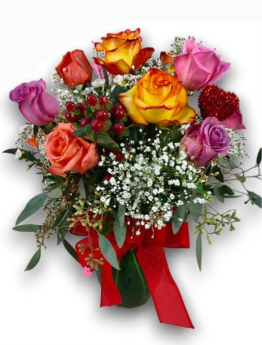 I Give You My Heart | 1 Doz Med Roses/ 2 Doz Available