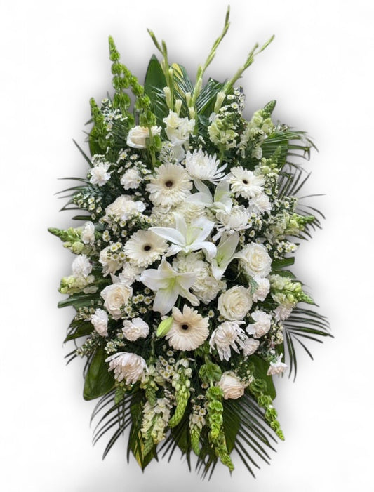 White Standing Spray