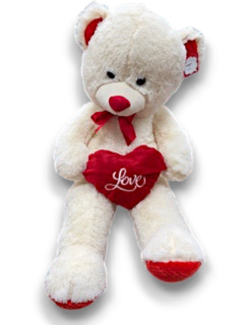 White Love Bear