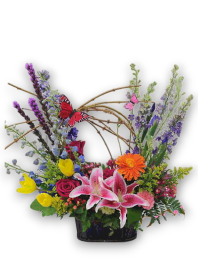 Butterfly Garden Basket