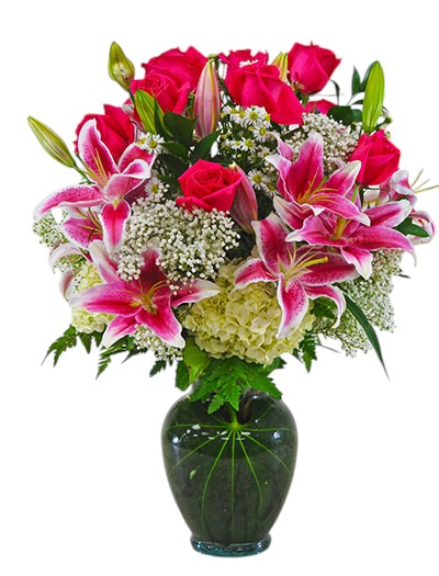 Perfect Gift Bouquet       Available in Red or Pink